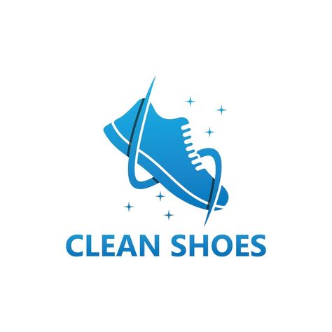 Shoes Logo Design Ideas Creative, Shoe Logo Design Creative, Shoes Store Logo, Shoe Logo Ideas, Logo Laundry, Shoe Logo Design, Laundry Logo, Shoes Vector, Clean Logo Design