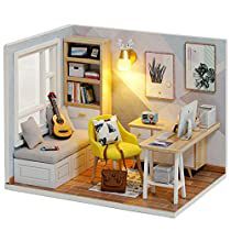 Check this out on Amazon Diy Doll Room, Room Miniature, Wooden Dollhouse Kits, Dollhouse Furniture Kits, Wooden Dolls House Furniture, Miniature Dollhouse Furniture, Dollhouse Miniatures Diy, Wooden Doll, Dollhouse Toys