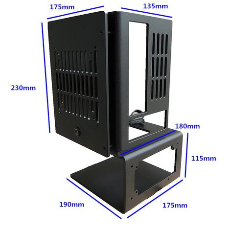 Mini ITX PC Open Air Case Test Bench Vertical Aluminum alloy Frame Support SFX ATX Power Supply Water Cooling Chassis|Computer Cases  Towers| - AliExpress Mini Itx Case, Custom Computers, Diy Pc Case, Custom Computer Case, Itx Case, Diy Pc, Itx Pc, Gaming Pc Build, Computer Cases