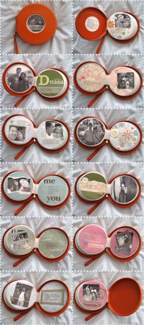 DIY Valentine Gifts - CD Wallet Scrapbook - Gifts for Her and Him, Teens, Teenagers and Tweens - Mason Jar Ideas, Homemade Cards, Cheap and Easy Gift Ideas for Valentine Presents http://diyprojectsforteens.com/diy-valentine-gifts Cd Case, Cd Cases, Cadeau Diy, Cool Ideas, Crafty Craft, Craft Time, Diy Projects To Try, Cute Crafts, Crafts To Do