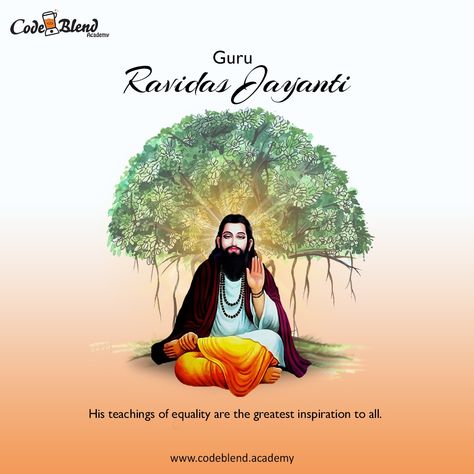 Let us remember all the great preaching of guruji on this occasion of his birthday and travel in the path of wisdom. Happy Guru Ravidas Jayanti. Guru Ravidas Jayanti, Ravidas Jayanti, Guru Ram Das, Good Morning Wishes Friends, Morning Wishes, Creative Ads, Morning Wish, Good Morning Wishes, Birthday