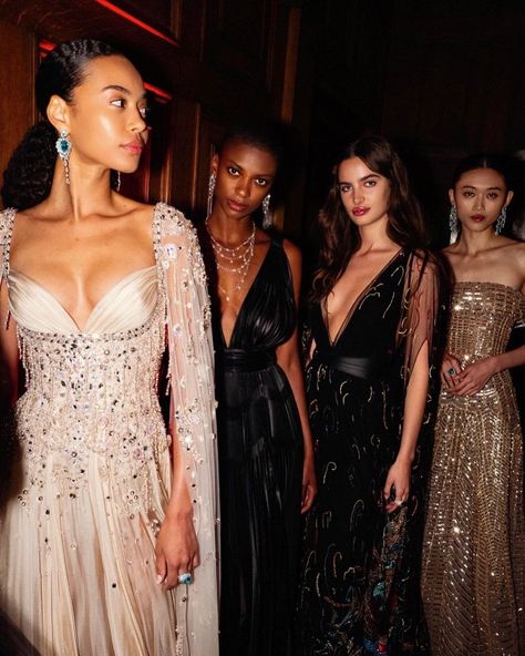 ZUHAIR MURAD on Instagram: “The Art of Coalition. Uniting #ZMCouture gowns and fine jewelry. #ZuhairMurad” Dress Zuhair Murad, Evening Dresses Short Parties, Yellow Evening Dresses, Grey Evening Dresses, Champagne Evening Dress, Green Evening Dress, Pink Evening Dress, Red Evening Dress, Blue Evening Dresses