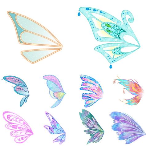 Bloom Winx Club Wings, Winx Club Wings Tattoo, Winx Wings Tattoo, Winx Enchantix Wings, Winx Tattoos, Winx Club Wings, Winx Club Tattoo, Fairy Wings Design, Winx Wings