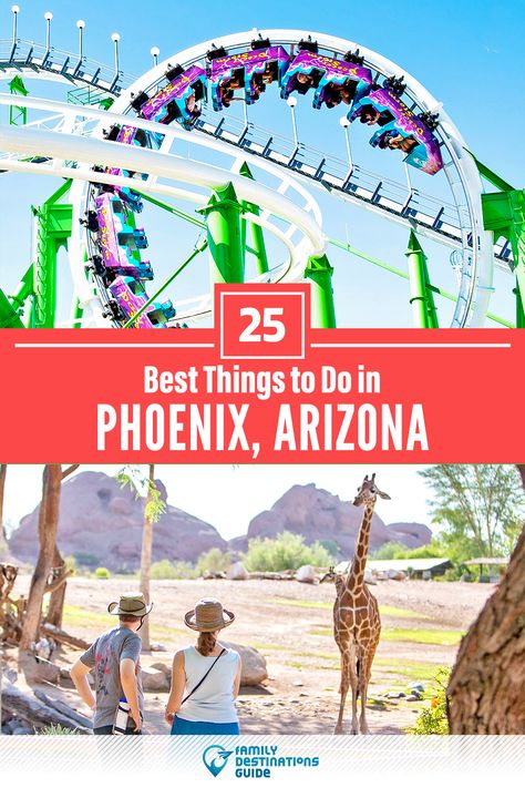 Want to see the most incredible things to do in Phoenix, AZ? We’re FamilyDestinationsGuide, and we’re here to help: From unique activities to the coolest spots to check out, discover the BEST things to do in Phoenix, Arizona - so you get memories that last a lifetime! #phoenix #phoenixthingstodo #phoenixactivities #phoenixplacestogo Phoenix Things To Do, Phoenix Attractions, Phoenix Travel Guide, Arizona Activities, Phoenix Vacation, Indoor Things To Do, Phoenix Travel, Peoria Arizona, Arizona Adventure