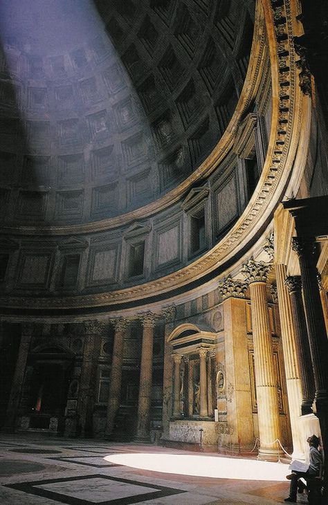 Rome Checklist, Pantheon Italy, Ancient Rome Architecture, Rome Buildings, Rome Pantheon, Rome Painting, Roman Temple, Pantheon Rome, Visit Rome