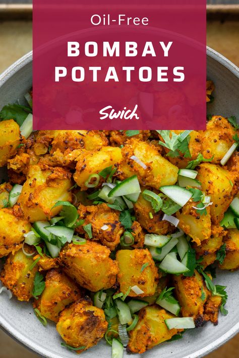 Cooking With Turmeric Powder, Bombay Potatoes Recipe Easy, Bombay Aloo, Indian Style Potatoes, Indian Spicy Potatoes, Aloo Mattar Curry Easy, Garam Masala Potatoes, Vegan Bombay Potatoes, Bombay Potatoes