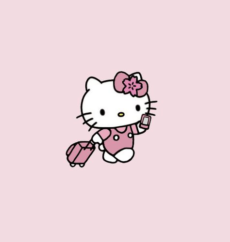 Hello Kitty Traveling, Pink Hello Kitty Wallpaper Iphone, Hello Kitty Clipart, Hello Kitty Wallpaper Hd, Pink Wallpaper Hello Kitty, Walpaper Hello Kitty, Hello Kitty Makeup, Cute Wallpapers For Ipad, Hello Kitty Crafts