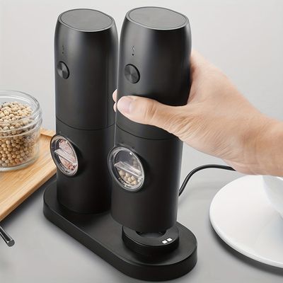 Temu | Explore the Latest Clothing, Beauty, Home, Jewelry & More Electric Pepper Grinder, Spice Mill, Salt Mill, Kitchen Herbs, Salt And Pepper Mills, Salt And Pepper Grinders, Spice Grinder, Kitchen Spices, Herb Grinder