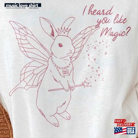 I Heard You Like Magic Shirt Chappell Song Roan Rabbit And A Wand Unisex Classic Check more at https://musicloveshirt.com/product/i-heard-you-like-magic-shirt-chappell-song-roan-rabbit-and-a-wand-unisex-classic/ Create T Shirt Design, Work Aprons, Chappell Roan, Create T Shirt, Love Shirt, Music Love, Tee Design, Meaningful Gifts, Bella Canvas