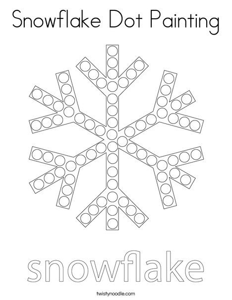 Snowflake Dot Painting Coloring Page - Twisty Noodle Exercise Challenges For Beginners, Dot Sticker Snowflake, Snowflake Projects For Toddlers, First Day Of Winter Crafts Preschool, Winter Theme Worksheets Preschool, Winter Dot Painting Free Printable, Snowman Dot Painting, Snowflake Dot Painting, Snow Theme Preschool