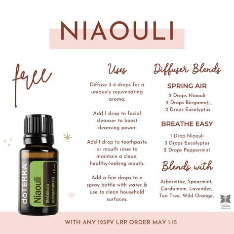 Niaouli Essential Oil, Essential Oils Properties, Mouth Rinse, Travel Tools, Wild Orange, Oil Uses, Essential Oil Uses, Doterra Essential Oils, Diffuser Blends