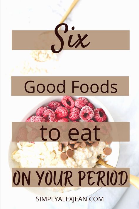 6 food on period you need to eat to help with balancing hormones and reducing period bloat. When it comes to balancing hormones and helping stop period pain and period hormones these period foods can help in a big way!  Period Pain Relief. Period Relief. Reduce Bloating. Period Foods. Period Hormones, Period Bloat, Period Remedies, Period Relief, On Period, Period Pain Relief, Balancing Hormones, Good Foods, Balance Your Hormones