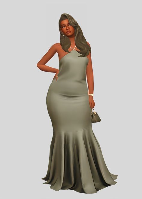 Sims 4 Aesthetic, 4 Aesthetic, Sims 4 Cas Mods, Book Dress, Wedding Lookbook, Formal Look, Formal Wear Women, Sims 4 Dresses, Sims 4 Mm