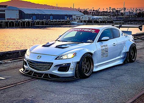 Mazda RX-8 by Rocket Bunny Mazda Rx8 Rocket Bunny, Mazda Rx 8 Modified, Mazda Rx8 Modified, Rx8 Modified, Luxury Cars Inside, Inside The Car Aesthetic, Car Aesthetic Interior, Cars Inside, Mazda Rx8