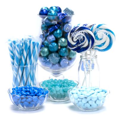 Blue Candy Buffet, Buffet Ideas, Personalized Candy, Blue Candy, Bulk Candy, Candy Table, Baby Shower Food, Candy Buffet, Oreo Cookies