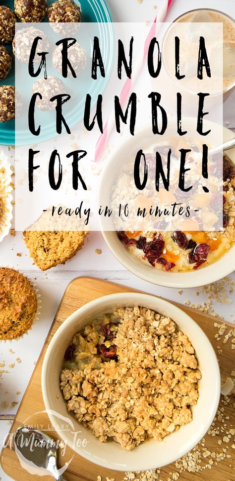 Granola Crumble, Crumble Recipes, Cherry Granola, Apple Crumble Pie, Bramley Apple, Apple Breakfast, Granola Cereal, Warm Apple, Crumble Recipe