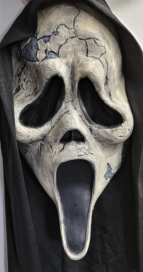 🔪👻 Unmask the Mystery with Our Custom Aged Ghostface Mask - A Tribute to Scream 6 and Billy Loomis! 🎬🔥 Step into the world of suspense and horror with our meticulously crafted custom aged Ghostface mask, a chilling tribute to Scream 6 and the enigmatic Billy Loomis. Immerse yourself in the legacy of the Scream franchise, brought to life by Abyss Asylum Studio. 🔪 Mask Details: Movie-Accurate Paint and Scar Detail: Our custom aged mask is painstakingly designed to replicate the iconic look of Ghostface Fantasia, Doofy Scary Movie, Ghostface Billy Loomis, Scary Movie Mask, Ghostface Mask, Ghost Mask, Ghost Face Mask, Scream Mask, Billy Loomis