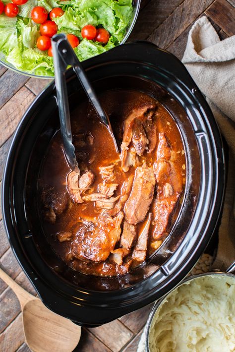 Slow Cooker Sweet and Sour Country Style Ribs - The Magical Slow Cooker Pork Side Ribs, Country Ribs, Magical Slow Cooker, Slow Cooked Pulled Pork, Country Style Ribs, The Magical Slow Cooker, Crock Pot Slow Cooker, Crockpot Recipes Slow Cooker, Crock Pot Cooking