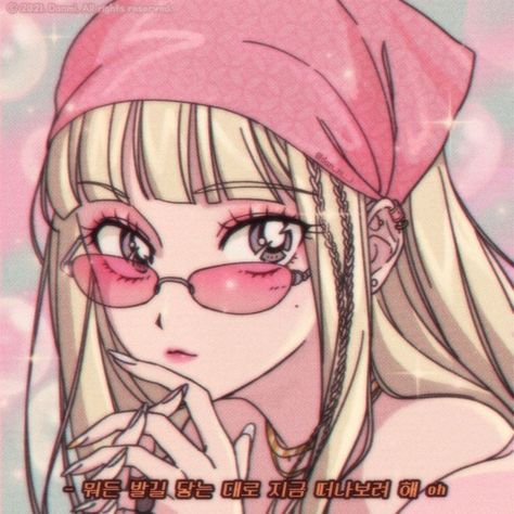 Kpop Anime Aesthetic, 90 S Anime, 90s Anime Kpop, 90 Anime Pfp, Anime Aesthetic Twitter, Pink Aesthetic Icon Anime, Pink Cartoon Pfp, Cute Pictures Cartoon, Cute Art Pfp