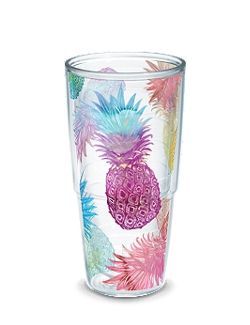 Surf Watercolor, Pineapple Room, Corelle Patterns, Pineapple Kitchen, Acrylic Drinkware, Pineapple Tumbler, Pineapple Lovers, Watercolor Pineapple, Drinking Glass Sets