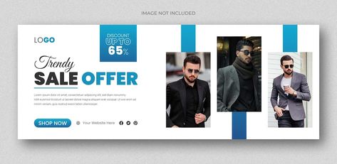 Premium PSD | Fashion sale social media facebook cover design template Fashion Facebook Cover Design, Creative Facebook Cover, Facebook Cover Design, Mens Clothing Brands, Discount Logo, Facebook Design, Website Banner, Fb Covers, Page Facebook