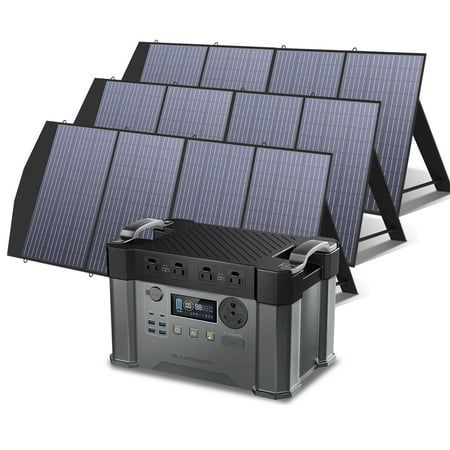 The generator and solar panel will be shipped separately because of significant differences in size, so you may receive 2 packages from 1 or 2 warehouse via FedEx or UPS. Their delivery time may differ by 0-2 working days. Please contact us if you are confused. Thank you for your patience 1 Package of [POWER STATION] Includes: 1* S2000 PRO power station, 1* AC charger cable, 1* car cable( Cigarette to DC5521), 1*Waterproof bag, 1* user guide, 1*warranty card.This ALLPOWERS solar generator kit in Solar Power Generator, Free Solar Panels, Grid Ideas, Survival Foods, Portable Power Station, Portable Solar Panels, Solar Panel Kits, Solar Generator, Power Generator