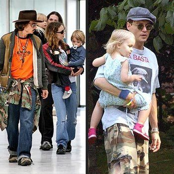 2. HIS DEVOTION TO HIS KIDS Johnny Depp Kids, Johnny Depp Family, Vanessa Paradis Johnny Depp, Becoming A Father, Vanessa Paradis, Hollywood Actors, Kids Choice Award, Captain Jack Sparrow, Celebrity Dads