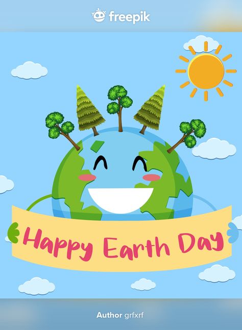 Happy Earth Day Memes, Happy Earth Day Poster, Earth Day Pictures, Environment Awareness, Earth Day Images, Earth Day Posters, World Smile Day, World Heart Day, Spring School