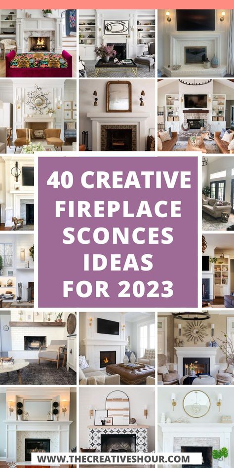 Fireplace Light Fixtures, Over Fireplace Lighting, Wall Lights Fireplace, Lamp On Mantel, Fireplace Wall Lighting, Lighting By Fireplace, Wall Sconces Beside Fireplace, Mantle Decor With Sconces, Mantle Decorating Ideas With Sconces