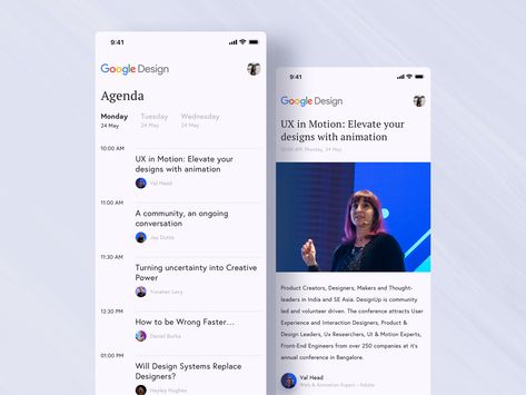 Google Design Conference Agenda Concept by Rohan Mishra Conference Agenda Design, Conference Agenda, Agenda Design, Google Design, Design Conference, Matt Anderson, Conference Design, Jobs Hiring, Brand Guidelines