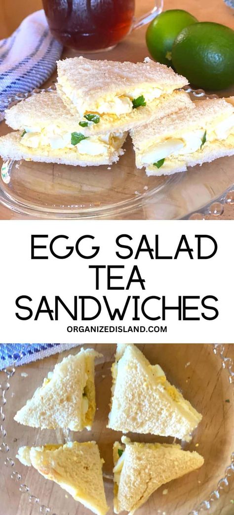 TEgg salad tea sandwiches are so easy to make and perfect for afternoon tea. Great for a tea party or lunch box sandwich. Egg Salad Tea Sandwiches, Turkey Avocado Sandwich, Tea Party Sandwiches Recipes, Box Sandwich, Deli Style Sandwiches, Cheap Family Dinners, Pantry Meals, Best Egg Salad Recipe, Tea Party Sandwiches