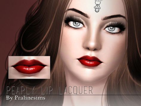 The Sims Resource - Pearly Lip Lacquer Sims 3 Lipstick, Praline Sims, Sims 3 Makeup, Cc Makeup, Sims 3 Cc, Ts3 Cc, Sims 3 Cc Finds, Sims 3 Mods, Makeup Cc