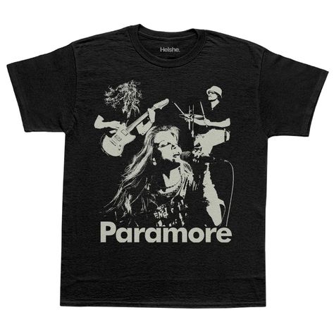 Paramore Merch, Paramore Band, Band Tee Outfits, Vintage Rock T Shirts, Parker Outfit, The Cardigans, Metal Clothing, Rock T Shirts, Cute Poses For Pictures