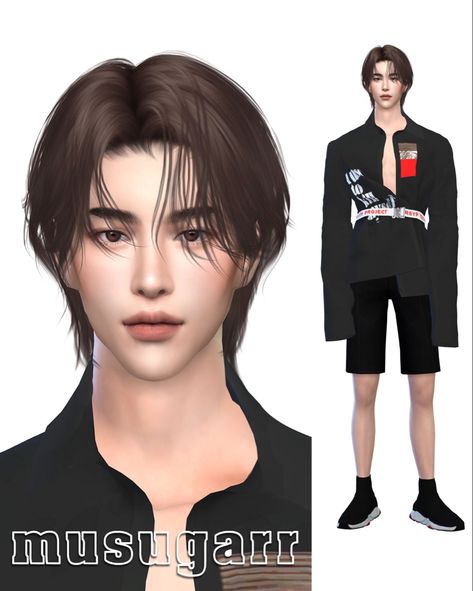 #sims4 #thesims4 #ts4 #creating #art #artist  #cc #games #gaming #musugarr #maamuang Sims 4 Cc Eren Hair, Ts4 Cc Mens Hair, Sims 4 Cc Guys Hair Patreon, Sims 4 Cc Hair Male Kpop Maxis Match, Sims 4 Cc Asian Clothes Male, Sims 4 Kpop Cc Male, The Sims 4 Men Hair Cc, K Pop Sims 4, Sims Guy Hair