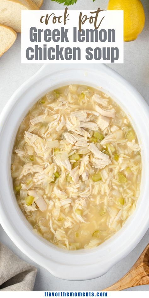 Greek Lemon Soup Crockpot, Lemon Rice Soup Recipe Crock Pots, Creamy Lemon Chicken Orzo Soup Crockpot, Crockpot Pasta Soup, Slow Cooker Greek Lemon Chicken Soup, Crockpot Lemon Rice Soup, Lemon Orzo Soup Crockpot, Slow Cooker Lemon Chicken Orzo Soup, Lemon Rice Soup Crock Pot