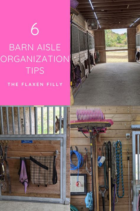 Horse Stall Organization, Tack And Feed Room Ideas, Horse Barn Organization Ideas, Tackroom Organization, Small Stable Ideas, Horse Tack Room Organization, Horse Blanket Storage, Horse Barn Organization, Equestrian Hacks