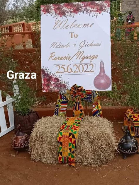 Kikuyu Traditional Wedding Decor, Ruracio Decor Ideas, Ruracio Decor, Outdoor Events Decor, Nails Collection, Events Planning, African Traditional Wedding, Traditional Wedding Decor, Event Decorations