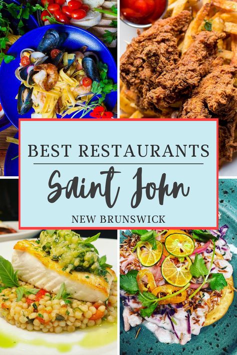 Best Restaurants - Saint John, New Brunswick Things To Do In St Johns Newfoundland, St Andrews By The Sea New Brunswick, St John New Brunswick Canada, St John New Brunswick, Eastern Canada Travel, St John Restaurant, St. John’s New Brunswick, Saint John New Brunswick, Canada Cruise