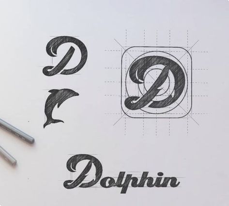 Logo Sketch Design, Dolphin Logo, Mascot Logos, Logo Design Examples, Inspiration Logo Design, Logo Design Inspiration Creative, Logo Sketches, Clever Logo, Logo Creator