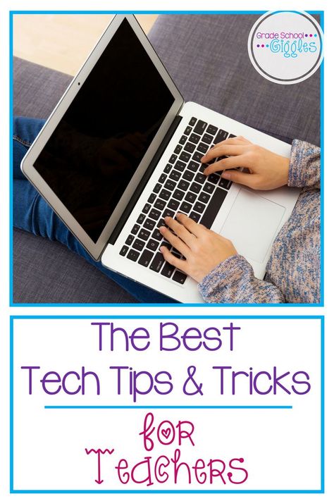 Tech Tips for Teachers: Here are 10 of the best tech tips and tricks for teachers all in one place. Tech Tips And Tricks, Smart Board Activities, Tips For Teachers, Teacher Tech, Classroom Culture, Technology Hacks, School Technology, School Librarian, Music Technology