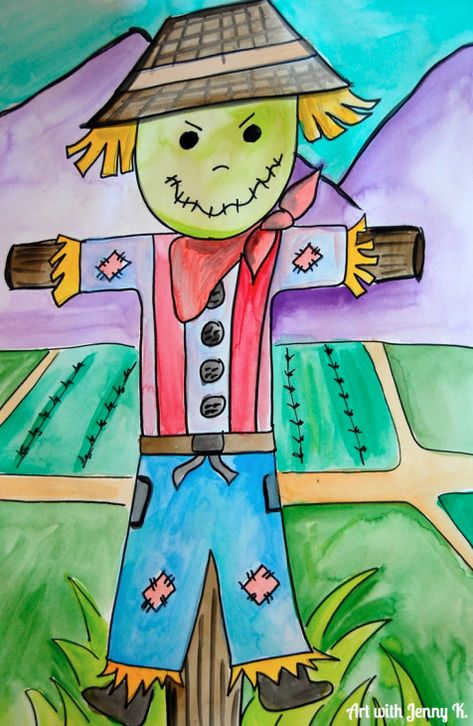 How to draw Thanksgiving pictures like a scarecrow, turkeys and pilgrims. Pilgrim Art, Art With Jenny K, Thanksgiving Placemats, Fall Lessons, Thanksgiving Pictures, Thanksgiving Activities For Kids, Fall Art Projects, Directed Drawing, Thanksgiving Art