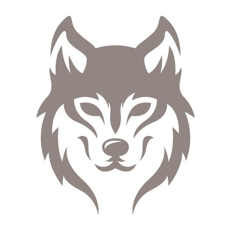 Diseño de logotipo de icono de lobo | Premium Vector #Freepik #vector #cara-lobo #lobo #cabeza-lobo #lobo-aullando Wolf Logo Design Ideas, Wolf Outline, Wolf Vector, Wolf Logo, Pet Logo, Car Sticker Design, Wolf Design, Wolf Head, Branding Design Logo