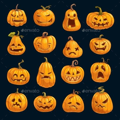 Party Vector, Halloween Pumpkin Carving Stencils, Halloween Fest, Pumpkin Drawing, Halloween Pumpkin Designs, Pumpkin Carvings Stencils, Manualidades Halloween, Zucca Halloween, Halloween Pumpkins Carvings