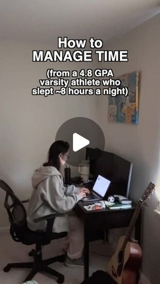 Amy Wang on Instagram: "Time-management doesn’t have to be prescriptive👇 

A lot of advice out there is a one-size-fits-all approach, and as someone who didn’t hear any of the common techniques, here’s what I figured out worked magic for myself ✨:

1. Minimize transition time: Transition time is one of the biggest opportunities for efficiency. If you transition between different tasks with activities that don’t have a clear end, you’ll easily lose track of time. Instead of taking a “break” between dinner and homework, I’ll go straight into homework and take breaks only in between the actual work.

2. Don’t time block: Many people told me this doesn’t work for them and were relieved to hear that I don’t do it! Time blocking feels too restrictive and are arbitrary measures of progress. Inst Get 8 Hours Of Sleep, Long Things, 8 Hours Of Sleep, Flow State, Time Blocking, Instagram Time, Study Inspiration, Take A Break, The Common