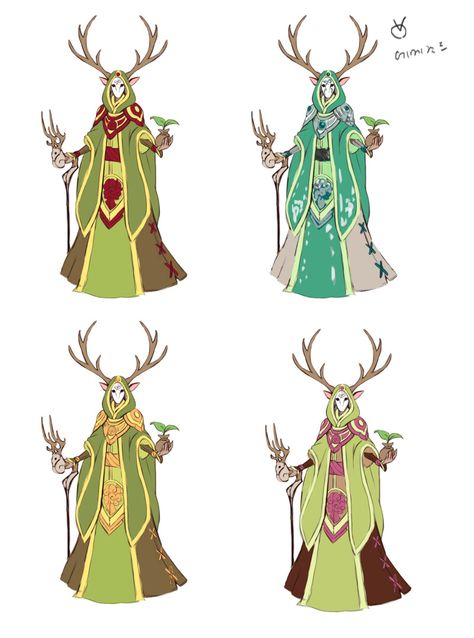 ArtStation - Forest Guardian Project WIP Forest Outfit Drawing, Forest Spirit Outfit, Forest Guardian Character Design, Forest Spirit Character Design, Forest Character Design, Pride Oc, Forest Spirit Art, Forest Wizard, Forest Outfit