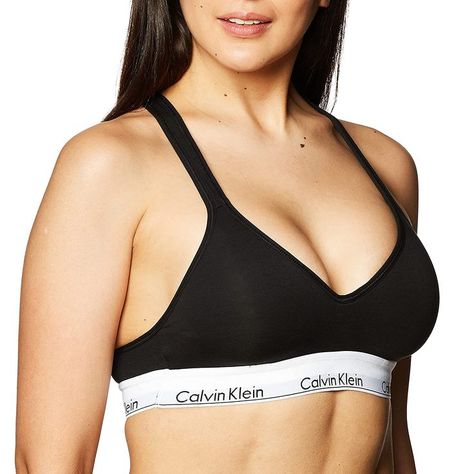 Care Instructions: Machine Wash
53% Cotton, 35% Modal, 12% Elastane
Imported
Machine Wash
Breathable cotton blend bralette
Lightly lined, molded cups with criss-cross back straps; Iconic Calvin Klein logo-embroidered elastic band Calvin Klein Sports Bra, Calvin Klein Bra, Cotton Bralette, Padded Bralette, Cotton Bras, Cute Bras, Perfect Bra, Triangle Bralette, Calvin Klein Women