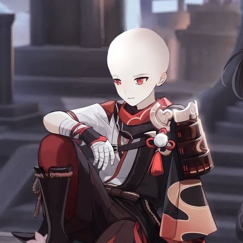 Bald Kazuha, Bald Genshin Impact Characters, Bald Genshin, Bald Characters, Kaedehara Kazuha, Funny Moments, Genshin Impact, Being Ugly, Favorite Character