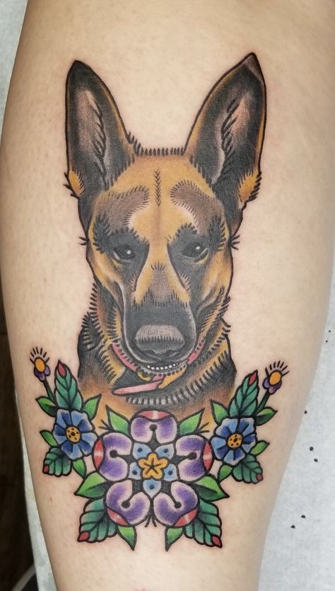 #americantraditional #germanshepherd #gsdtattoo #traditionaltattoo #germanshepherdtattoo American Traditional German Shepherd Tattoo, Traditional German Shepherd Tattoo, German Shepherd Tattoo Ideas, German Shepherd Tattoos, Gsd Tattoo, German Shepherd Tattoo, Pet Tattoo Ideas, Shepherd Tattoo, Are Tattoos