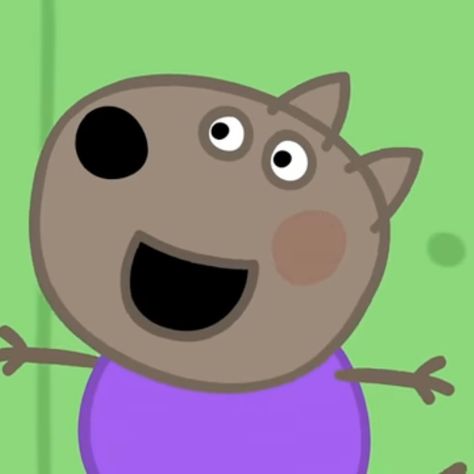 Danny Dog Peppa, Hear Me Out Cake Funny, Pegga Pig, Danny The Dog, Danny Dog, Peppa Pig Cartoon, Papa Pig, Mister Wolf, Pig Dog