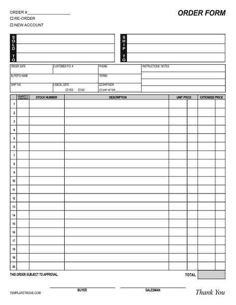 Customizable/Re-Colorable Order Form, many formats, free quick & easy! Download Photography Order Form, Purchase Order Form, Cake Order Forms, Order Form Template Free, Job Application Form, Order Form Template, Shocking Facts, Form Template, Contract Template